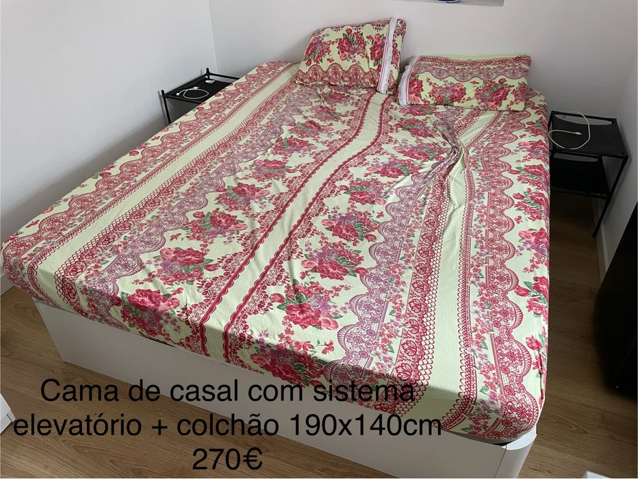 Cama de Casal e Colchão