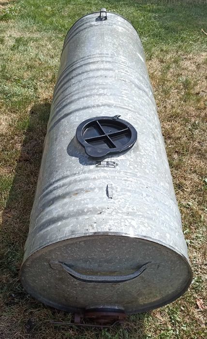 Beczka ocynkowana 600 L bez rdzy