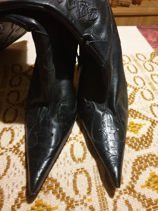 kozaki skórkowe 40 włoskie