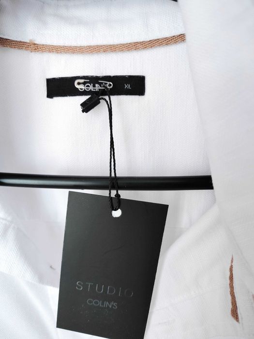 Сорочка жіноча біла Бавовна Colin's Вільна рубашка щільна