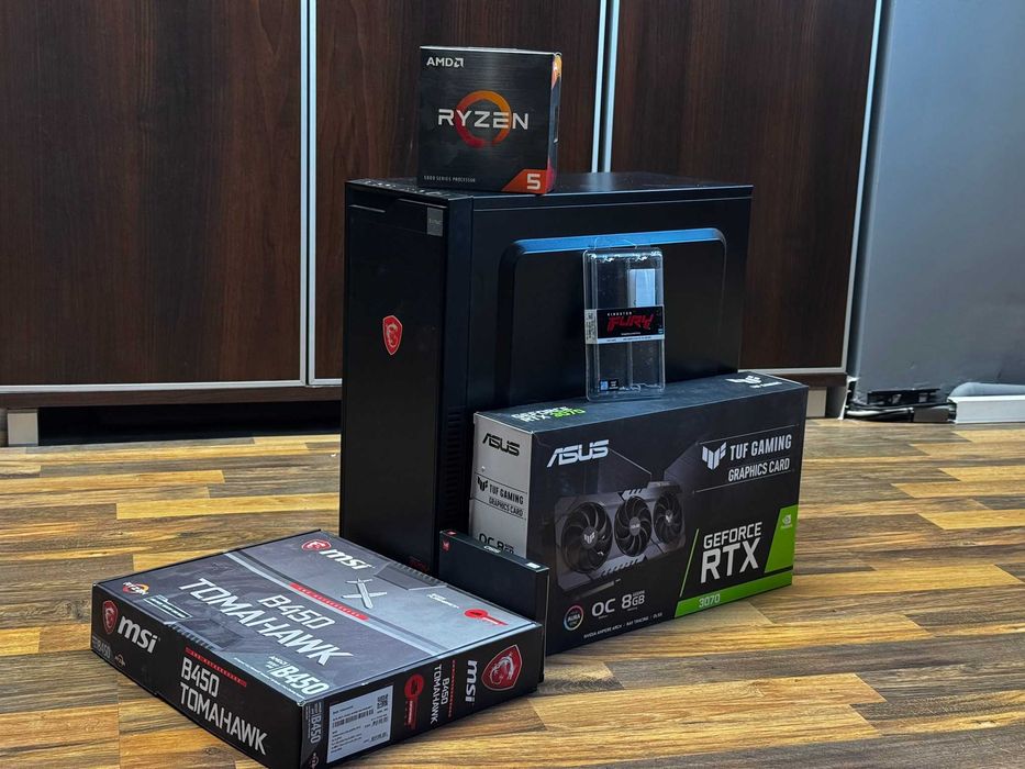 komputer do gier Ryzen 5 5600, RTX 3070 TUF, 32GB RAM, 1TB