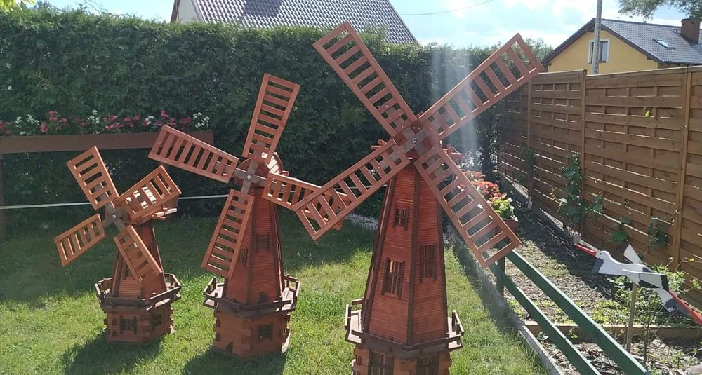 Wiatraki ogrodowe