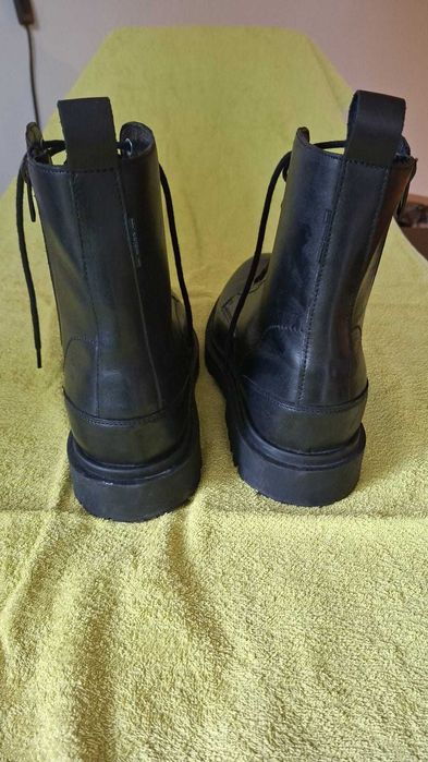 BIKERY MESKIE WOJAS skora czarne nr45
