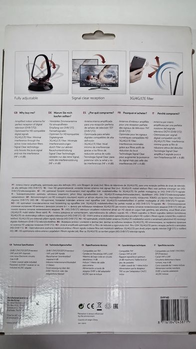 Antena interior | ONE FOR ALL | SV9143 5G