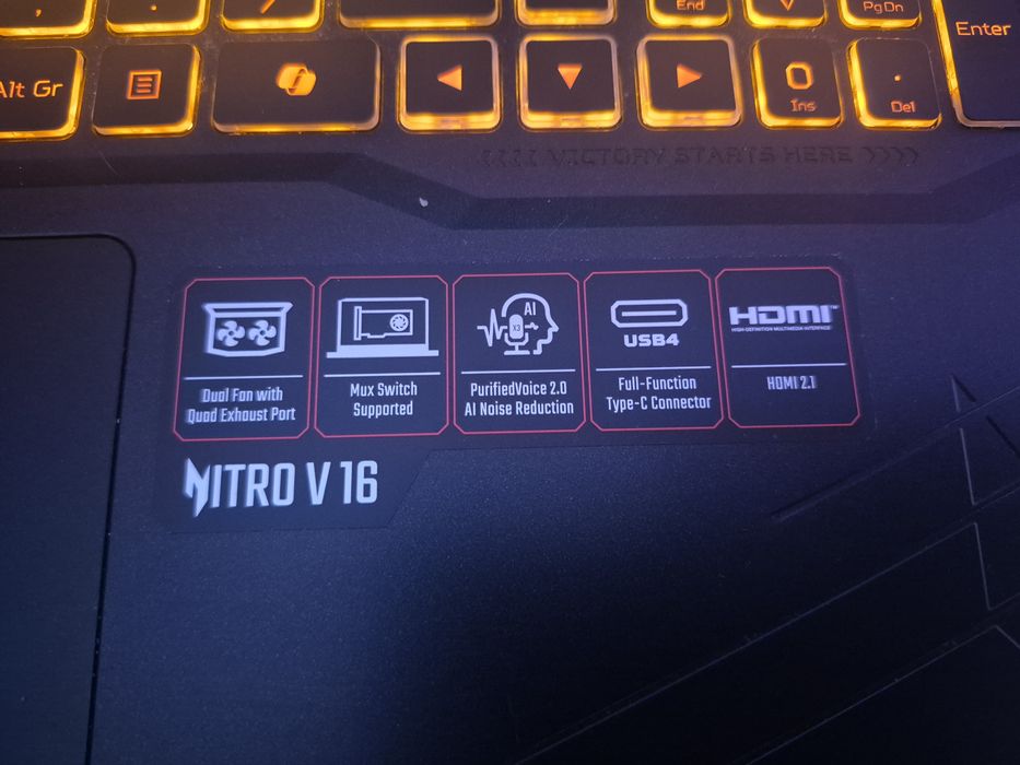 Laptop gamingowy acer nitro 16
