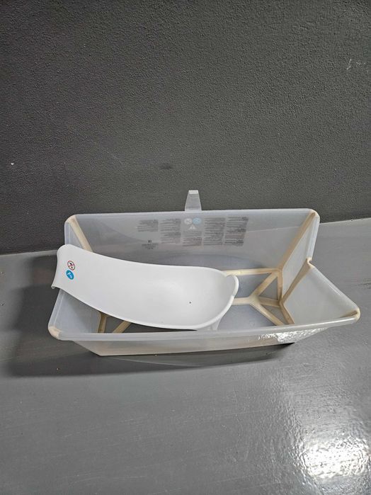 Pack Banheira Stokke Flexi Bath e Assento White
