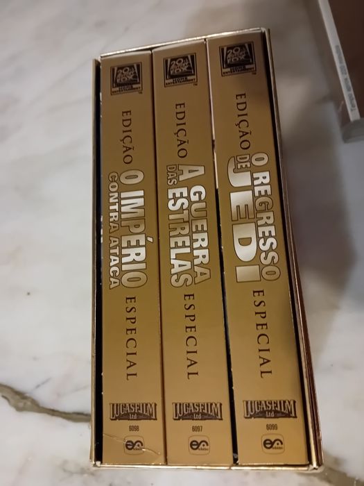 Conjunto de 3 Vhs Star Wars Trilogy