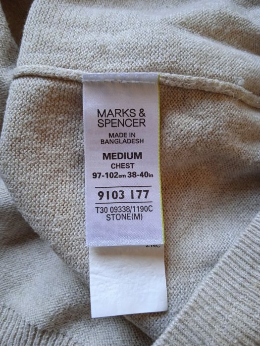 Чоловічий світер.   M&S. р48-50
