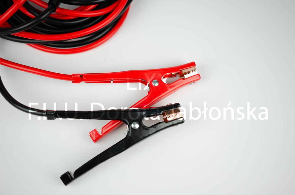 Długie PRZEWODY ROZRUCHOWE 600A 6 Metrów 6M KABLE 10mm