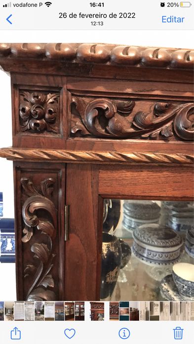 Cristaleira Estilo Renascença