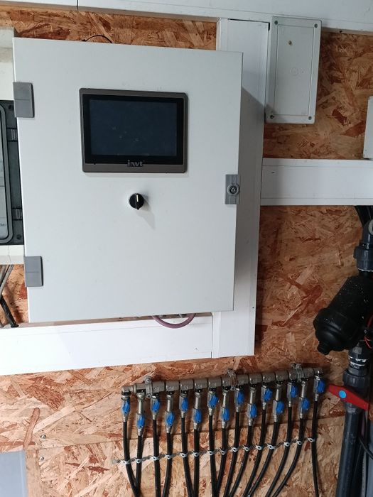 Sistema de rega para estufa