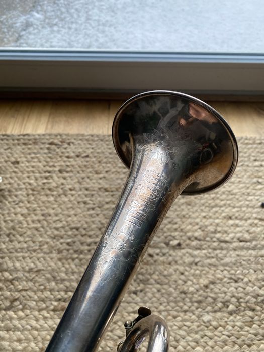 Trąbka Silbron Boosey&Co strój A/Bb z BRĄZU, kornet