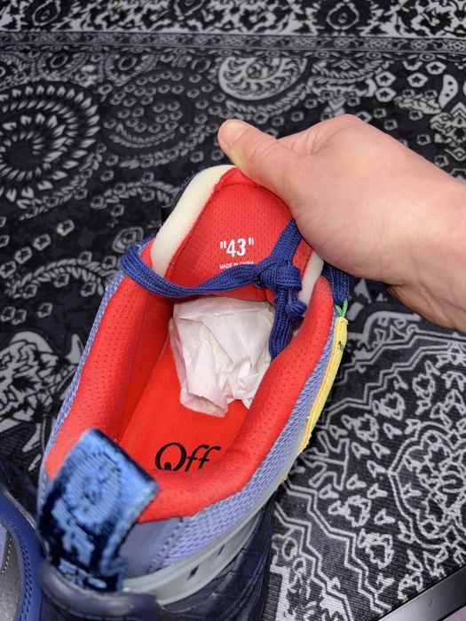 Off White Odsy - 1000 Blue / офф вайт одси 1000 43