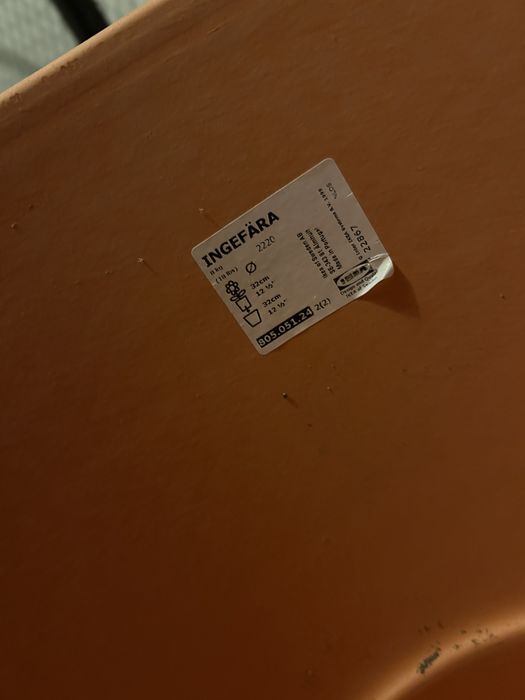 Nowa donica z terakoty Ikea Ingefara 32 cm