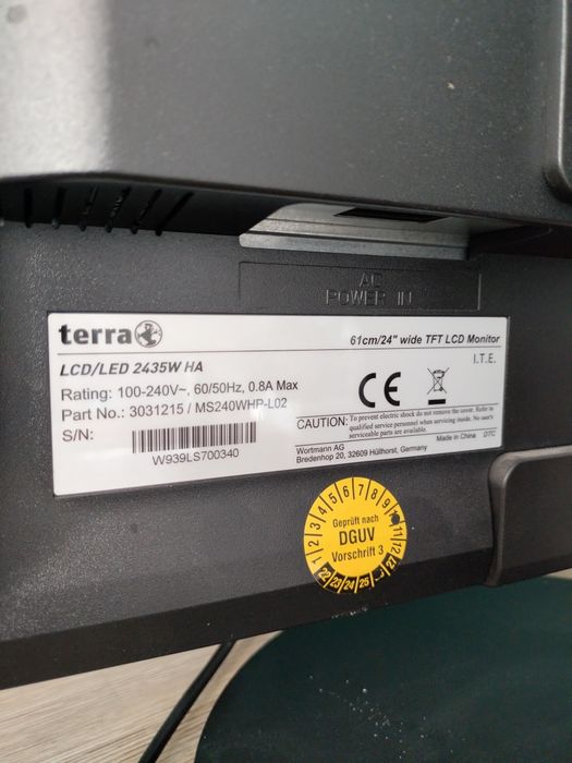 Monitor Terra 24 cale HDMI VGA