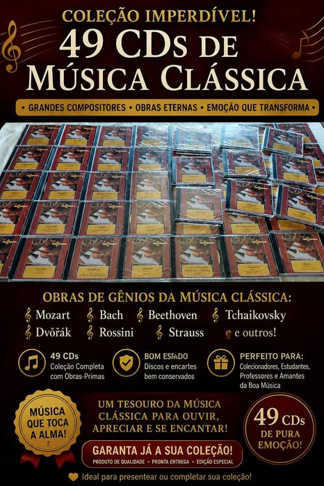 Cds de gênios da música clássica