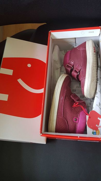 Buty skórzane elefanten r.23 wkładka 15cm