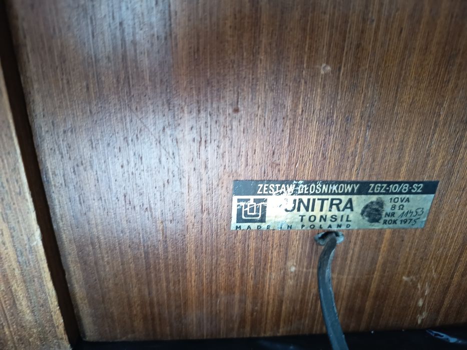 Zestaw kolumn unitra Tesla radiotechnika