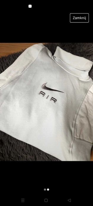 błękitny golf nike z metką