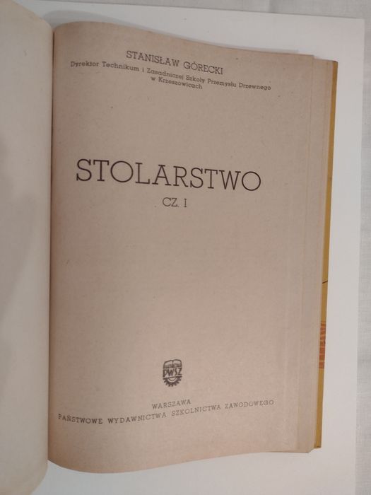 Stolarstwo część 1 Stanisław Górecki