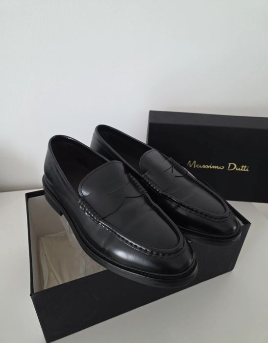 Sapatos Clássicos de pele Massimu Dutti
