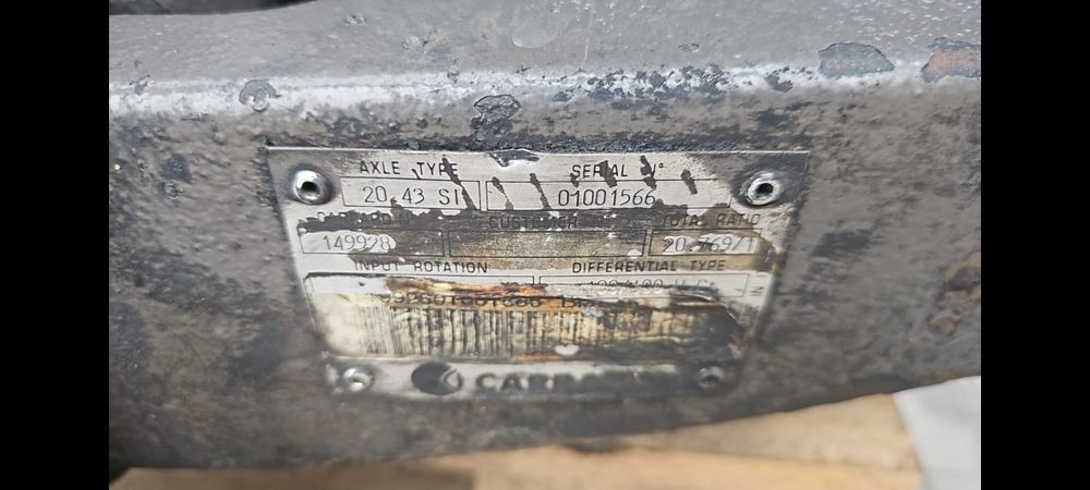 Przedni most 149928 amortyzowany carraro 20.43si claas ares seria 800