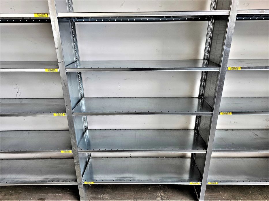 Regał Magazynowy 40x230x393/18p Metalowy Półkowy Ocynk Garaż Warsztat