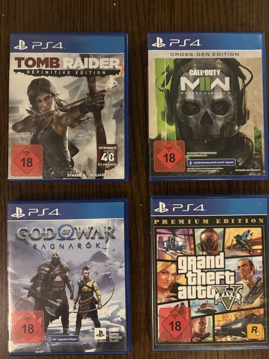 Jogos ps4 (10€-20€ dependendo do jogo, vendo separado)