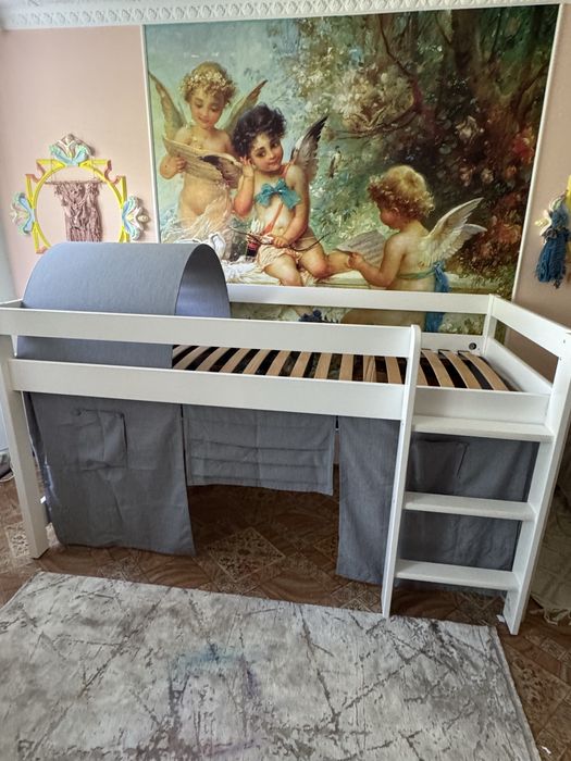 Ліжко дитяче, підліткове, двохярусне 90*200