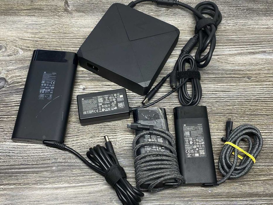 Блок живлення HP 7.4x5.0 65W 230W 330W зарядка / HP Type C 100W 110W