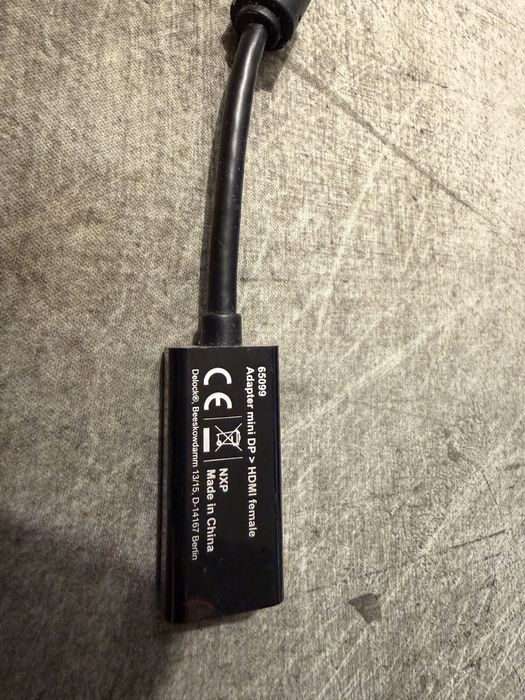 Adapter Mini DisplayPort do HDMI Delock 65099 – oddam za darmo