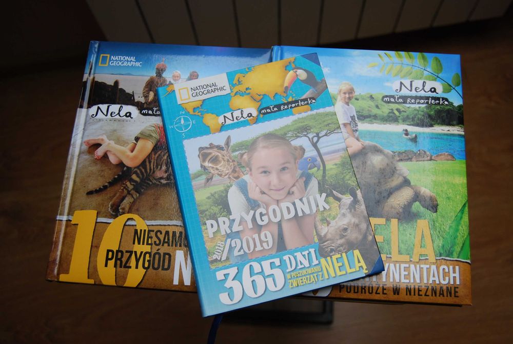 Nela mała reporterka cz, 3 i 10 gratis kalendarz -  Zestaw Książek -