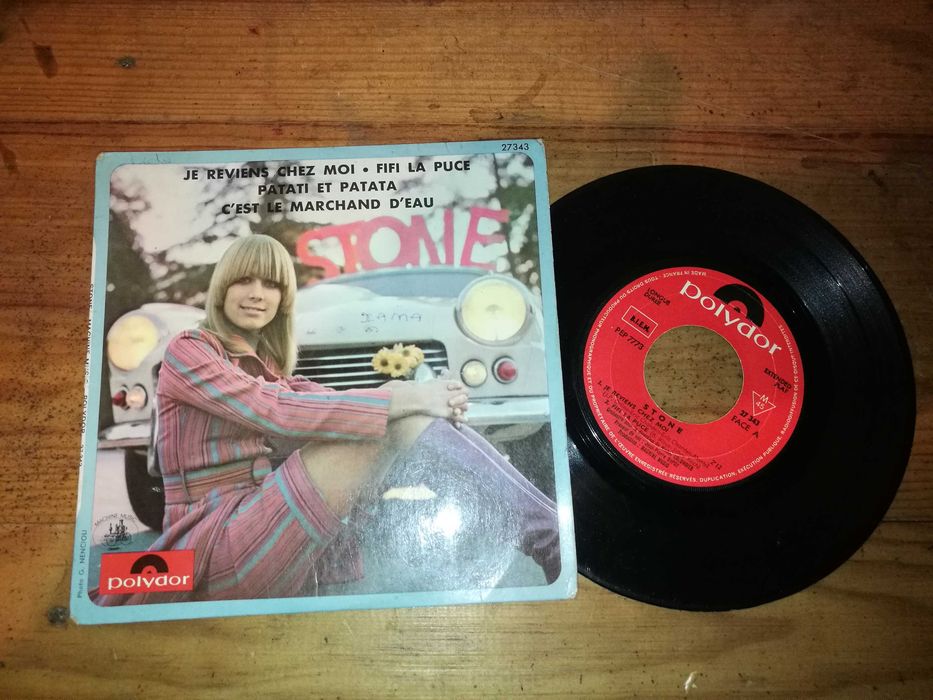 Stone - Je Reviens Chez Moi (edição Francesa - 1968) SINGLE