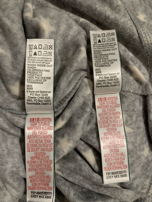 Нова жіноча тепла флісова піжама Marks&Spencer