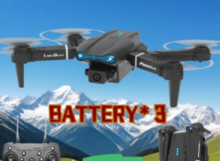 Drone para iniciantes com 3 baterias e Funcionalidades.Novos