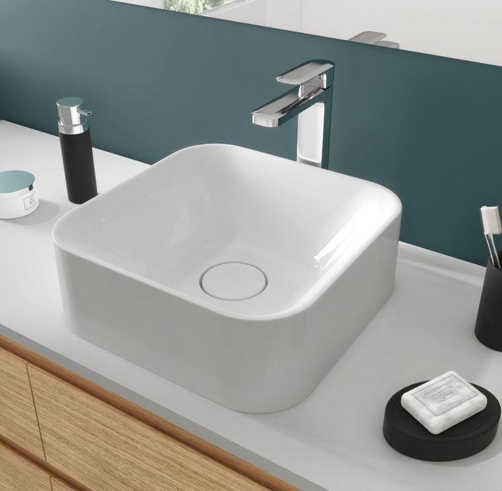 Lavatório NOVO de pousar 38X13,2 cm muito modernoo