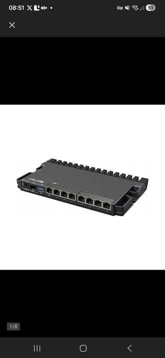 Router przewodowy MikroTik RB5009UG+S+IN
