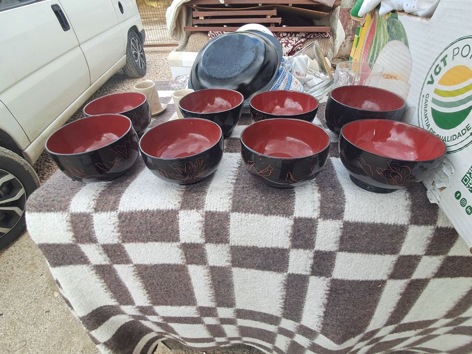 Conjunto oito tacas de saobremesa