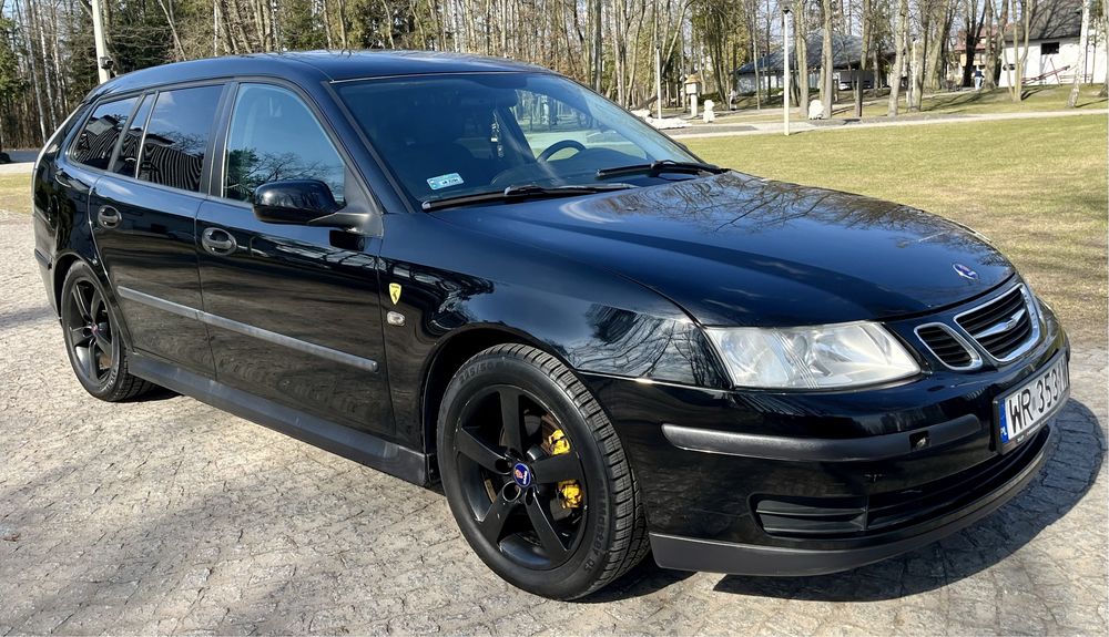 Saab 9-3 1.9 TiDS 120 KM 2008 rok Klima Navi TV