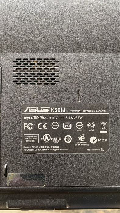 Portatil asus k50ij