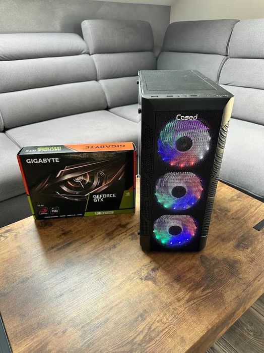 Komputer Gamingowy RGB i5 9400f, gtx 1660 6gb super 16gb ddr4  ssd hdd