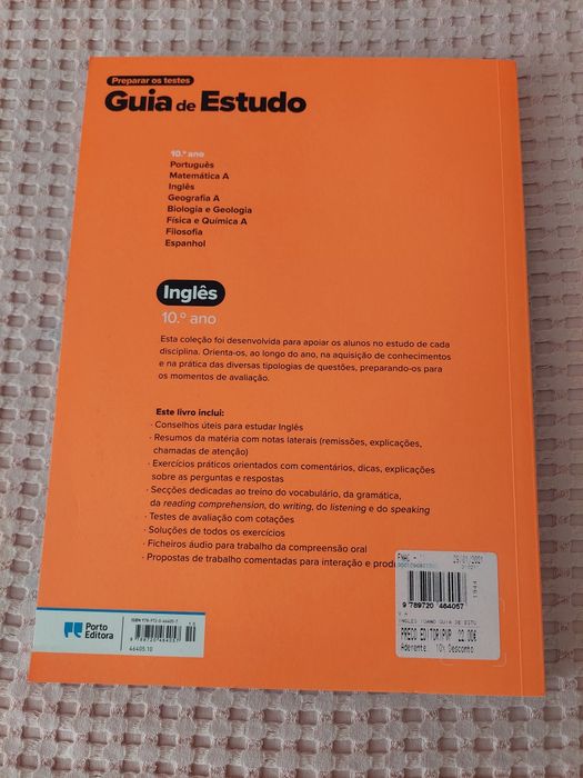 Livro Guia de Estudo Inglês 10ano