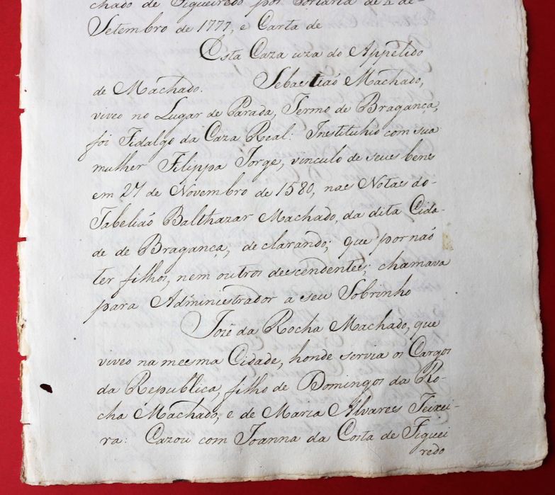 Comendadores S. Nicolau dos Vales Chaves Ordem de Cristo 1777