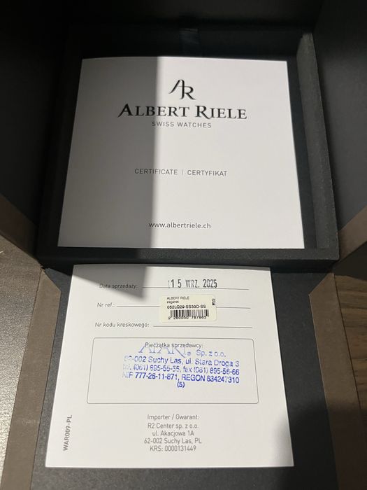 Nowy Zegarek damski Albert Riele Gala