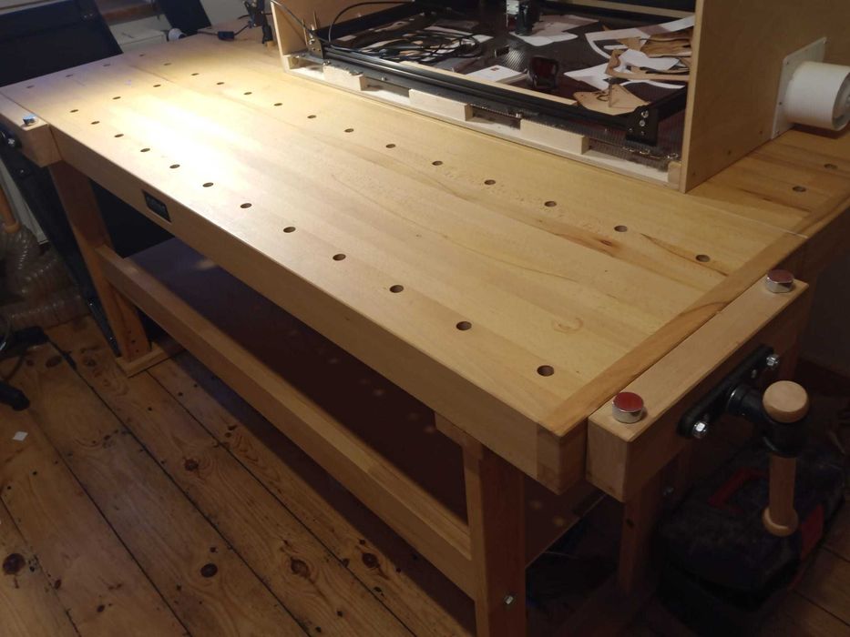 Stół stolarski 2m, strugnica Advanced 2000 HBN2000 RAMIA workbench – 2 szt., prawie jak nowe