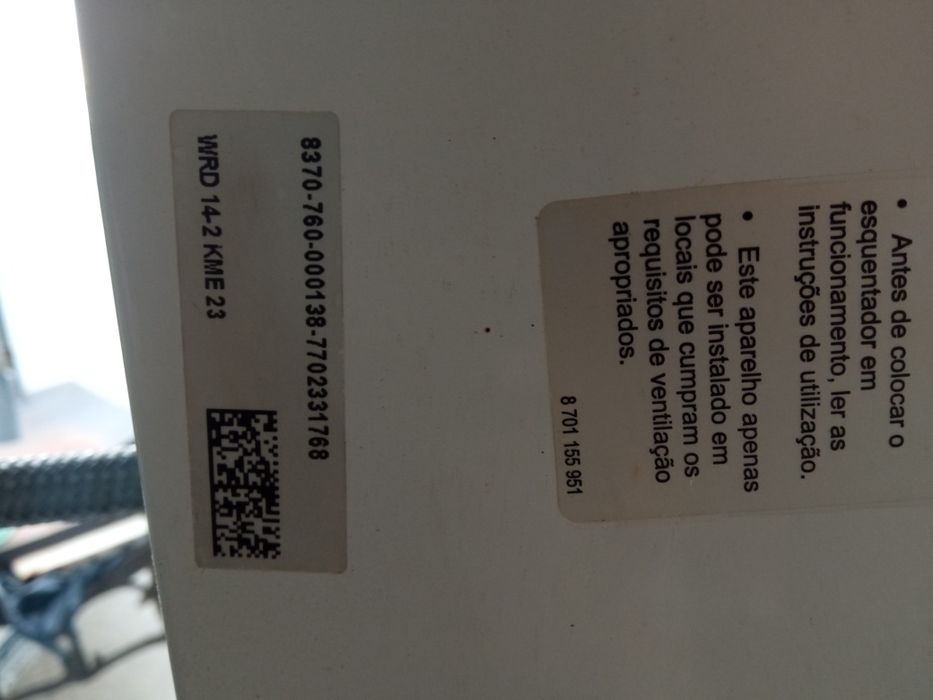 Esquentador Vulcano ventilado