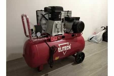 Компресор повітряний ELITECH 100л 3.2кВт 10атм 440л/хв компрессор PL