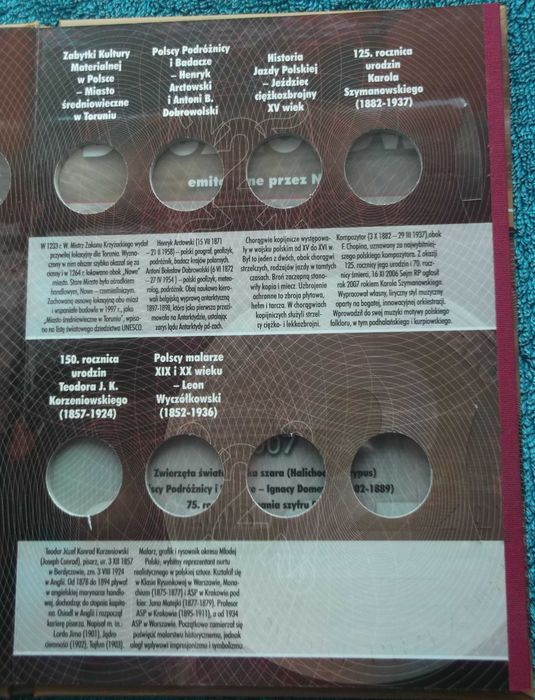 Album na monety 2 zł 2006 - 2007 r. E - Hobby.