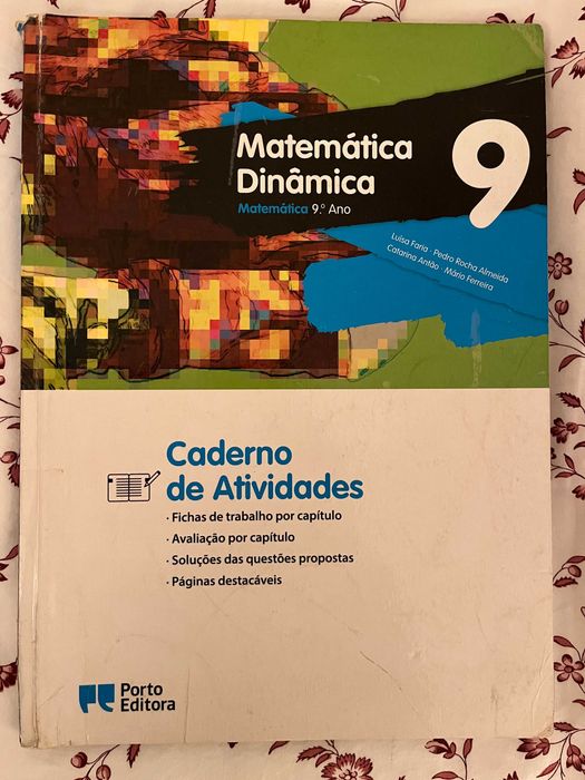 Caderno de atividades de matemática do 9o ano - "Matemática Dinâmica"