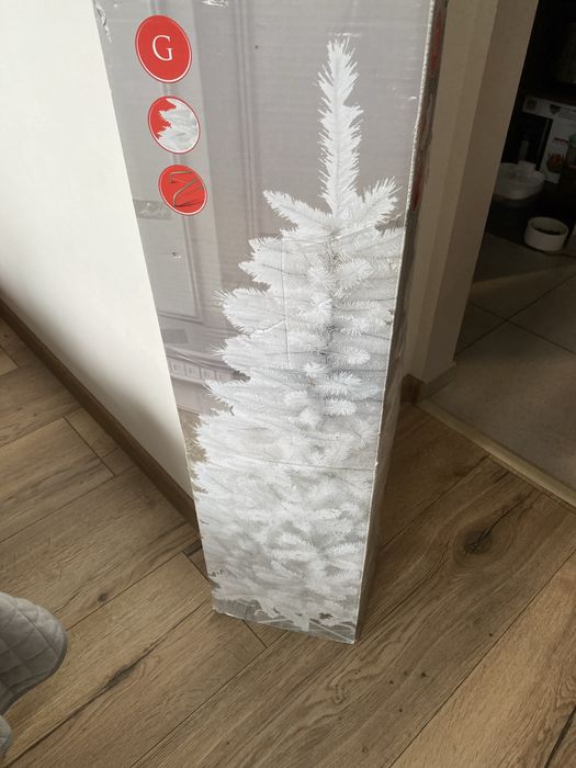 Choinka biała 180cm